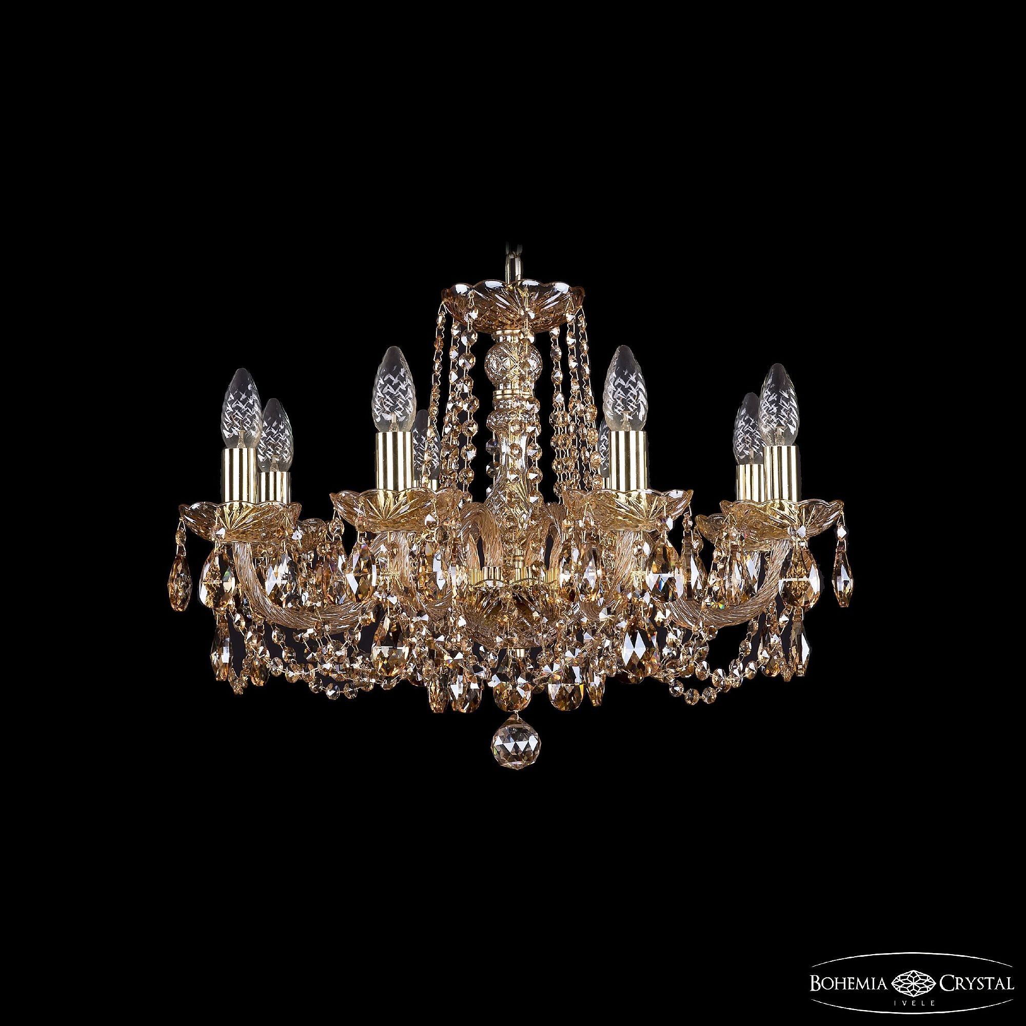 Подвесная хрустальная люстра 1402 Bohemia 1402/8/195 G M721