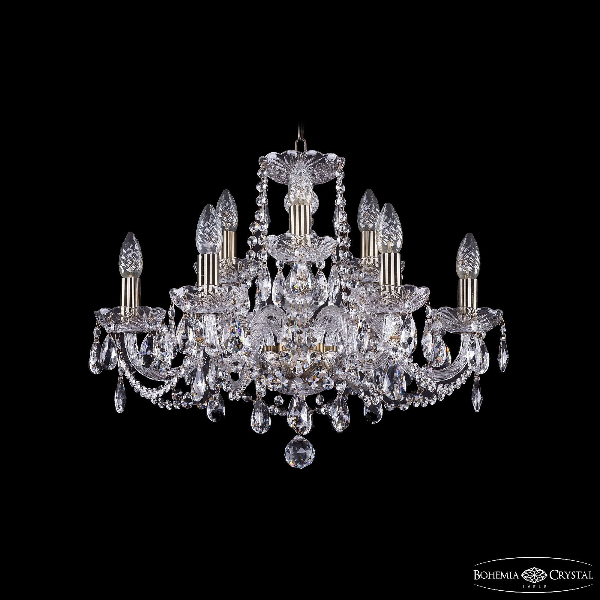 Подвесная хрустальная люстра 1402 Bohemia 1402/6+3/195 Pa