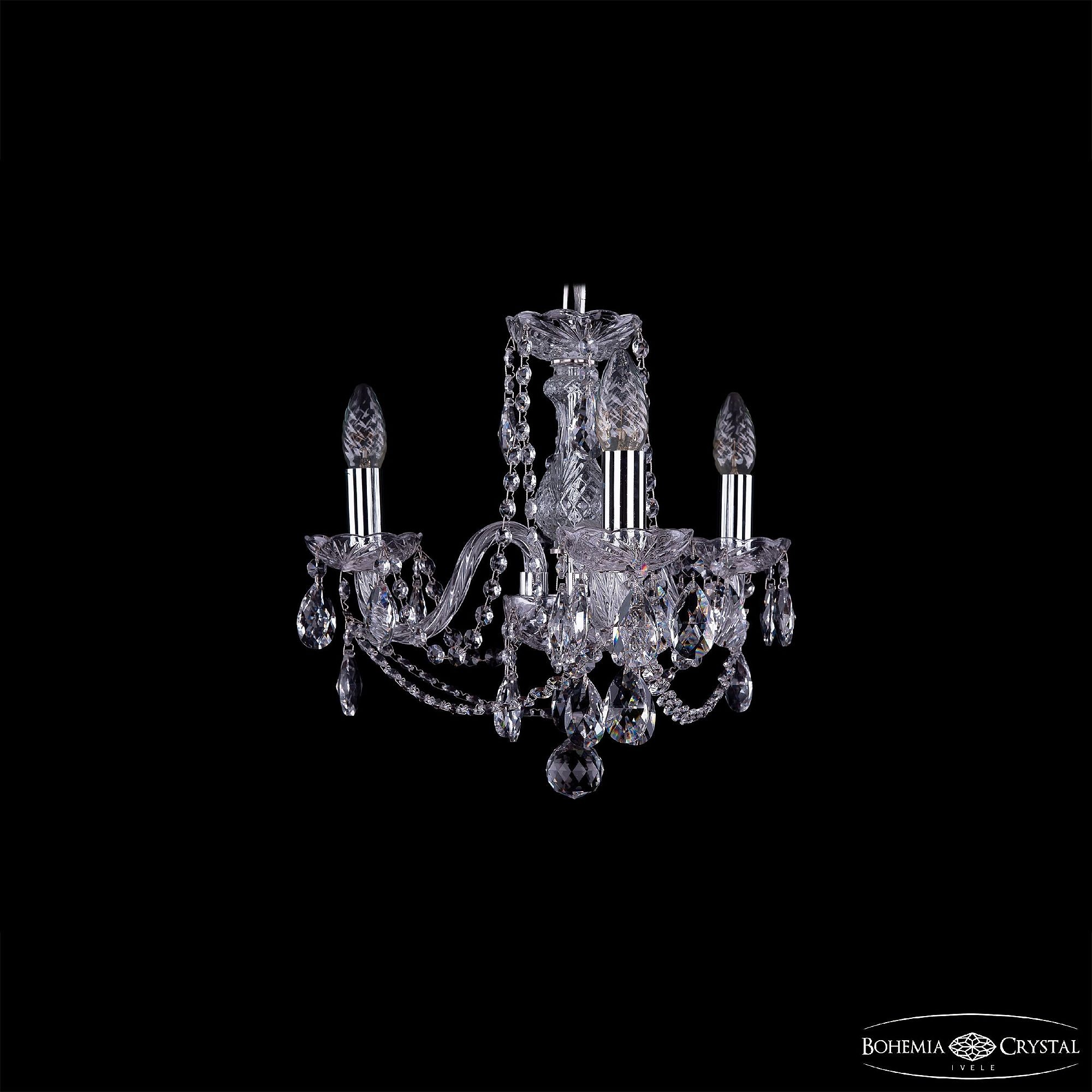 Подвесная хрустальная люстра 1402 Bohemia 1402/3/141 Ni