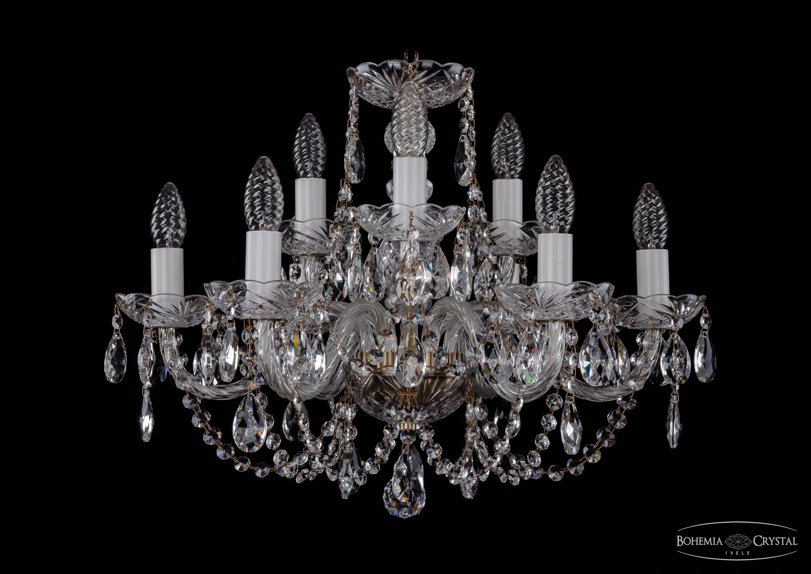 Подвесная хрустальная люстра 1406 Bohemia 1406/6+3/195 Pa