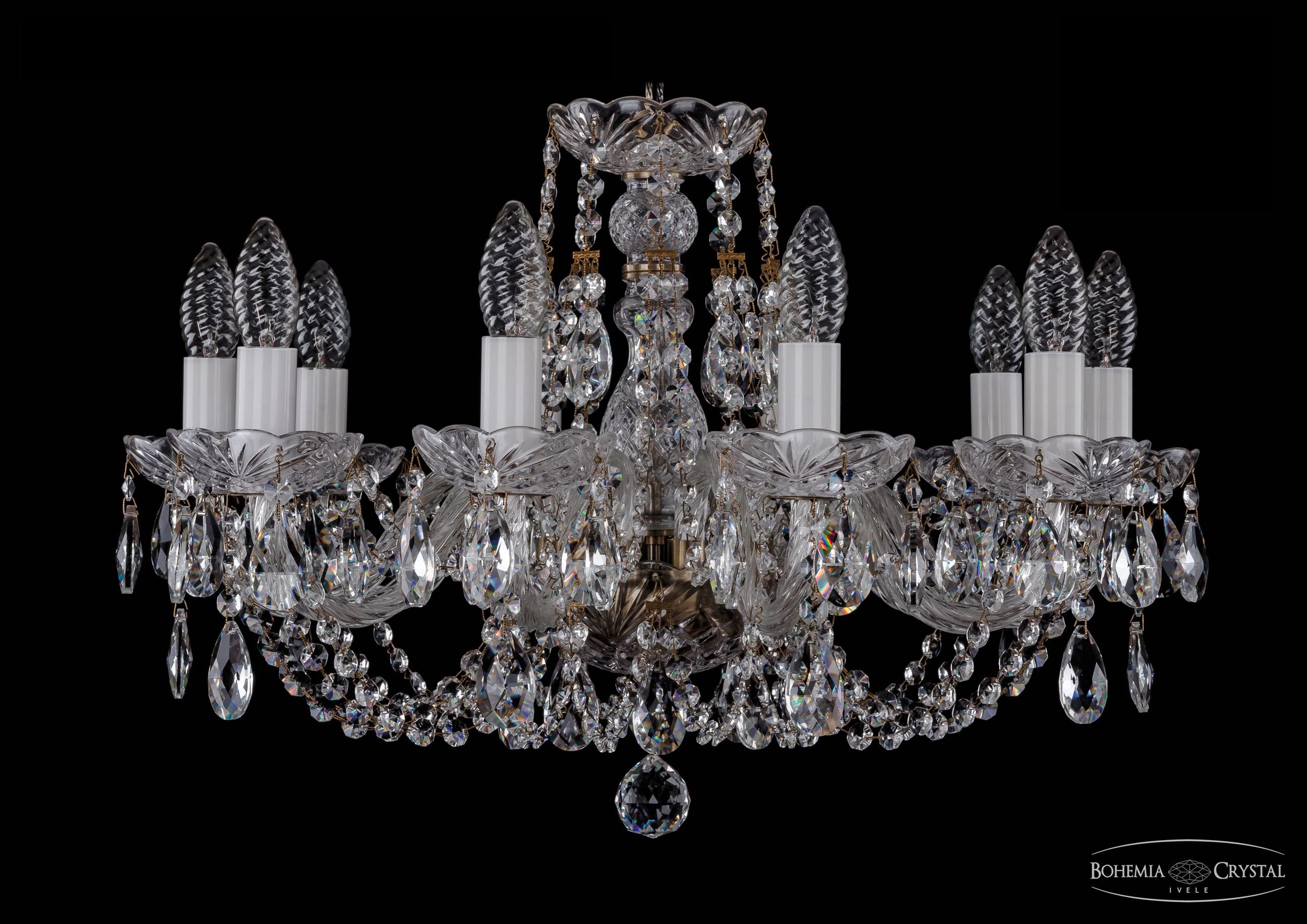Подвесная хрустальная люстра 1406 Bohemia 1406/10/195 Pa
