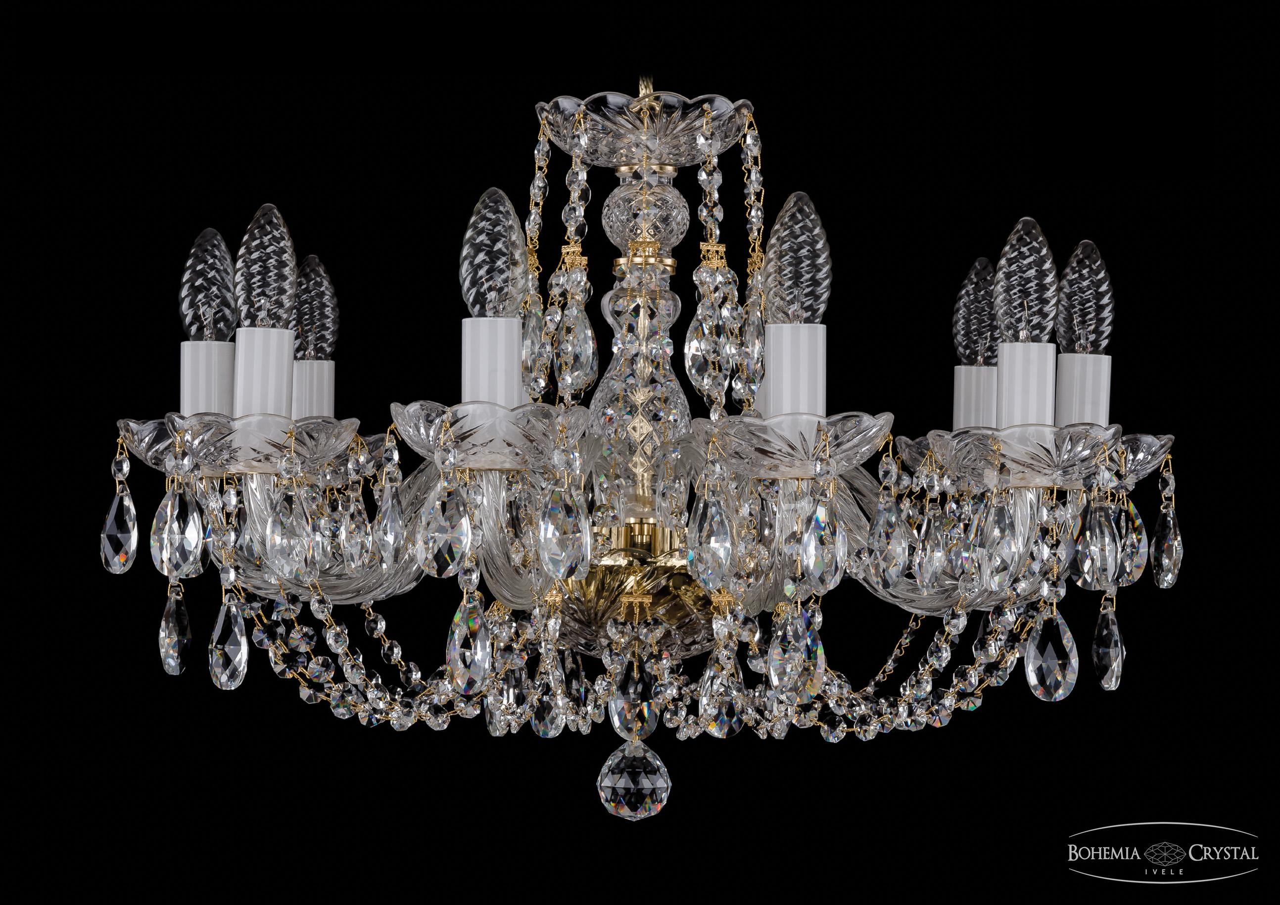 Подвесная хрустальная люстра 1406 Bohemia 1406/10/195 G