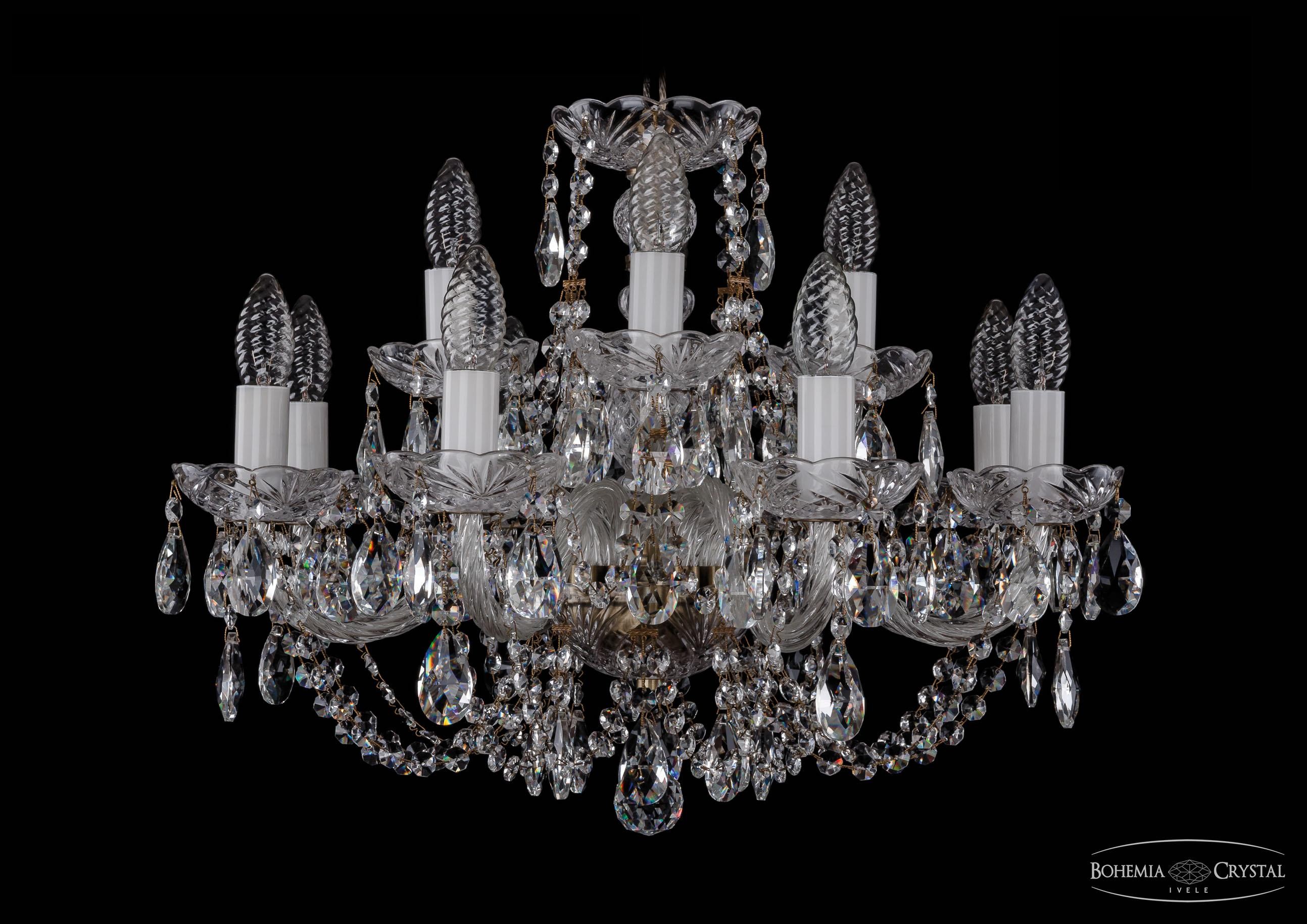 Подвесная хрустальная люстра 1406 Bohemia 1406/8+4/195 Pa