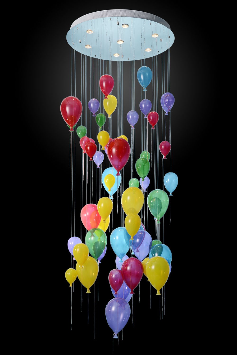 Люстра каскадная Максисвет 1-2455-7-CR GU10