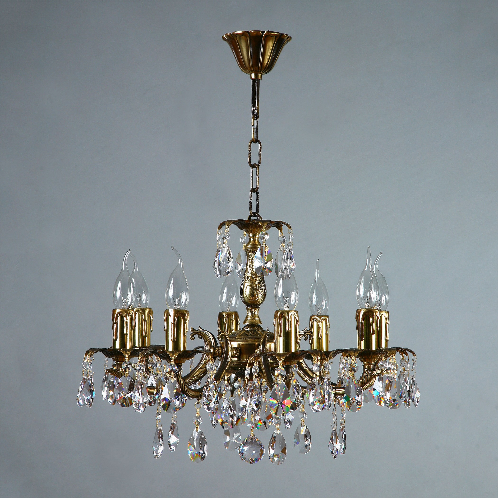 Подвесная люстра Ambiente Benisa 2226/8 PB Tear drop