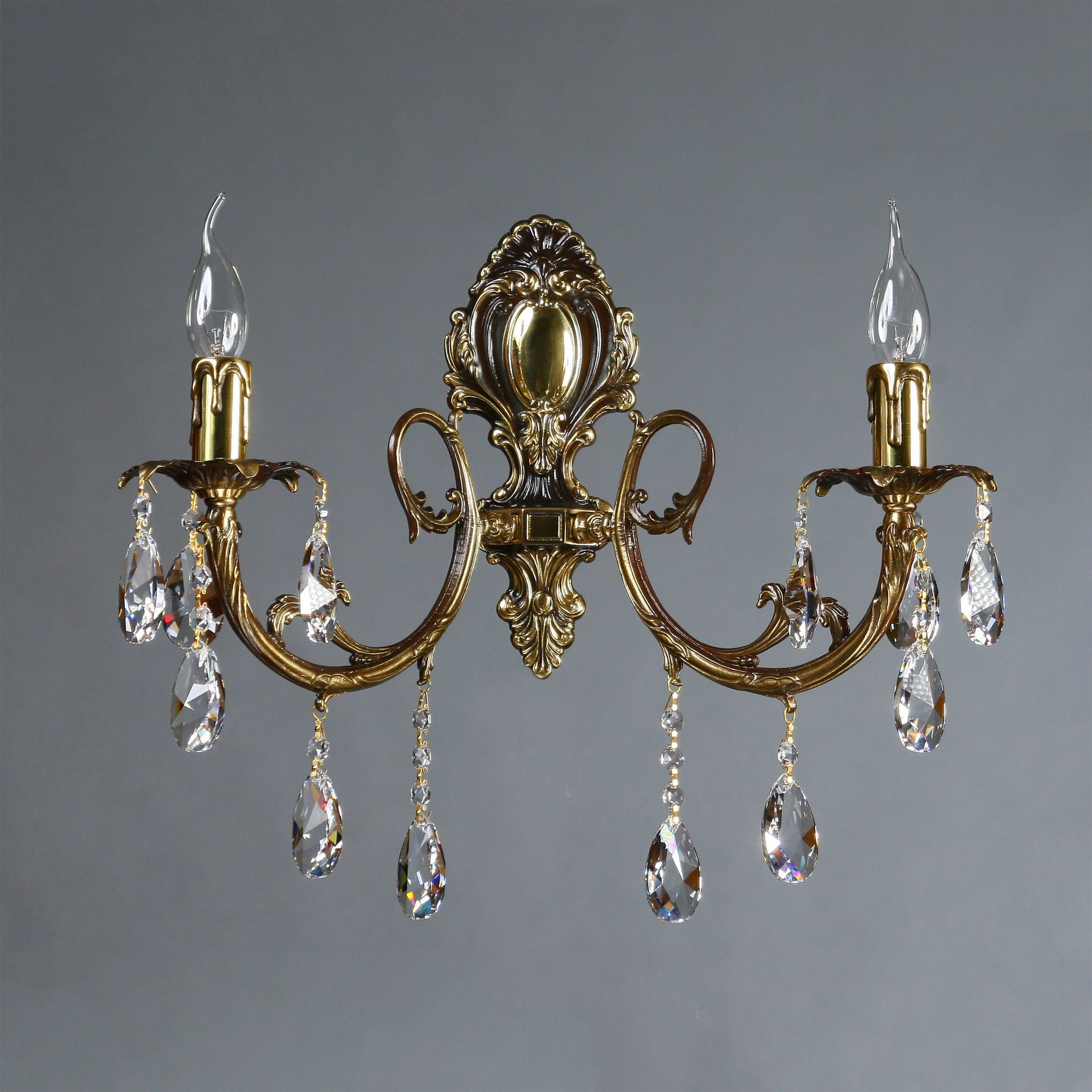 Настенное бра Ambiente Alicante 8888/2 PB Tear drop