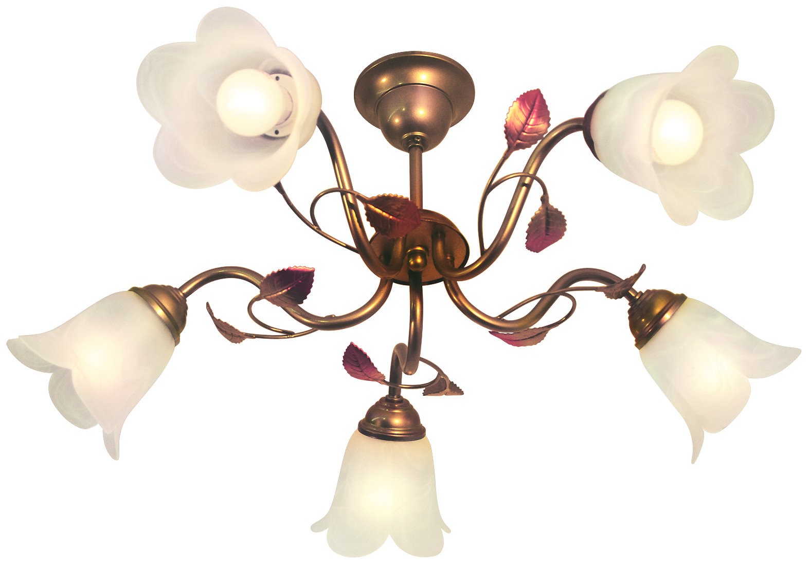 Потолочная люстра Жар Птица Луиза L07P2-05-B