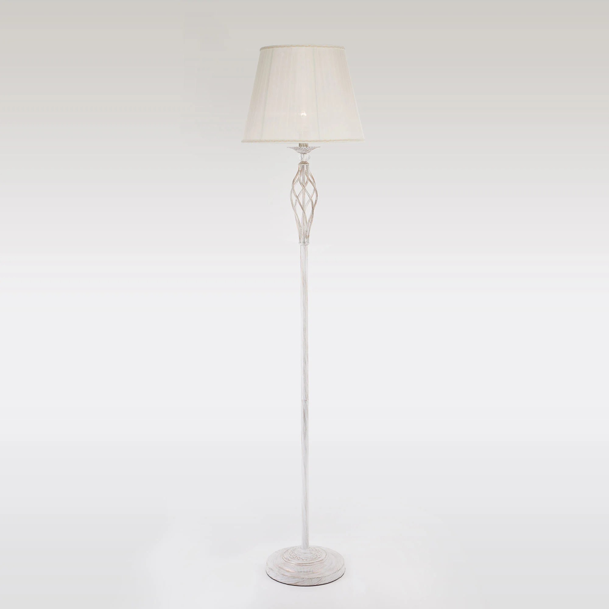 Торшер Eurosvet Selesta 01003/1 белый с золотом