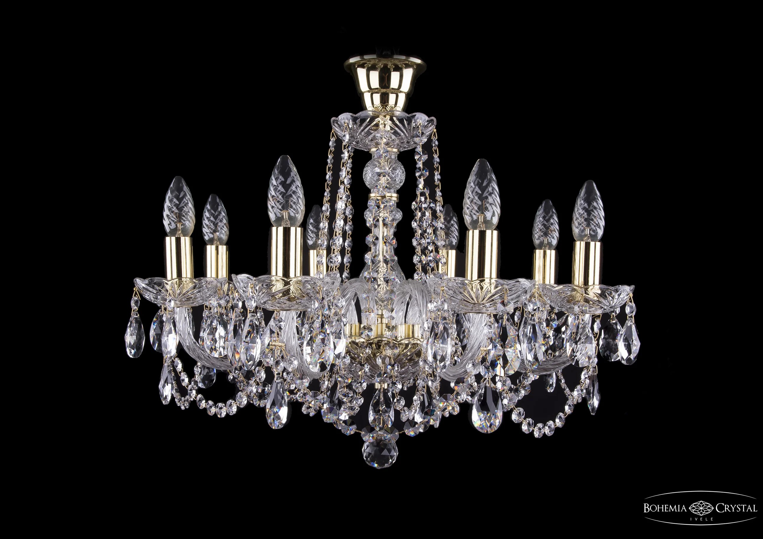 Подвесная хрустальная люстра 1402 Bohemia 1402/8/195 G tube
