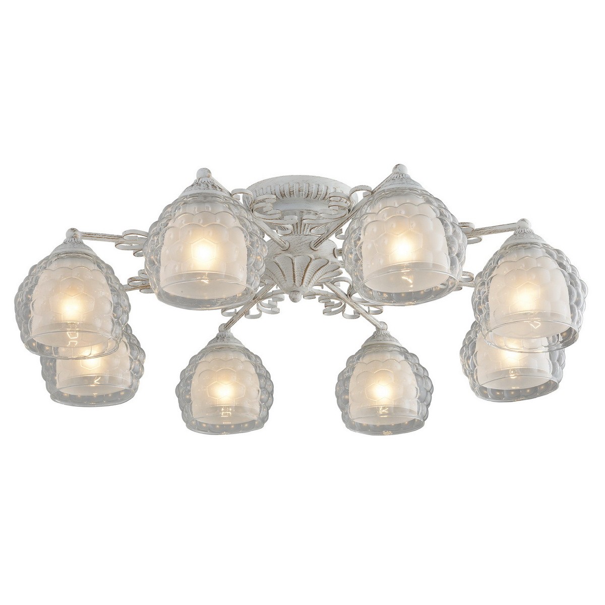 Потолочная люстра ID lamp Bella 285/8PF-Whitepatina