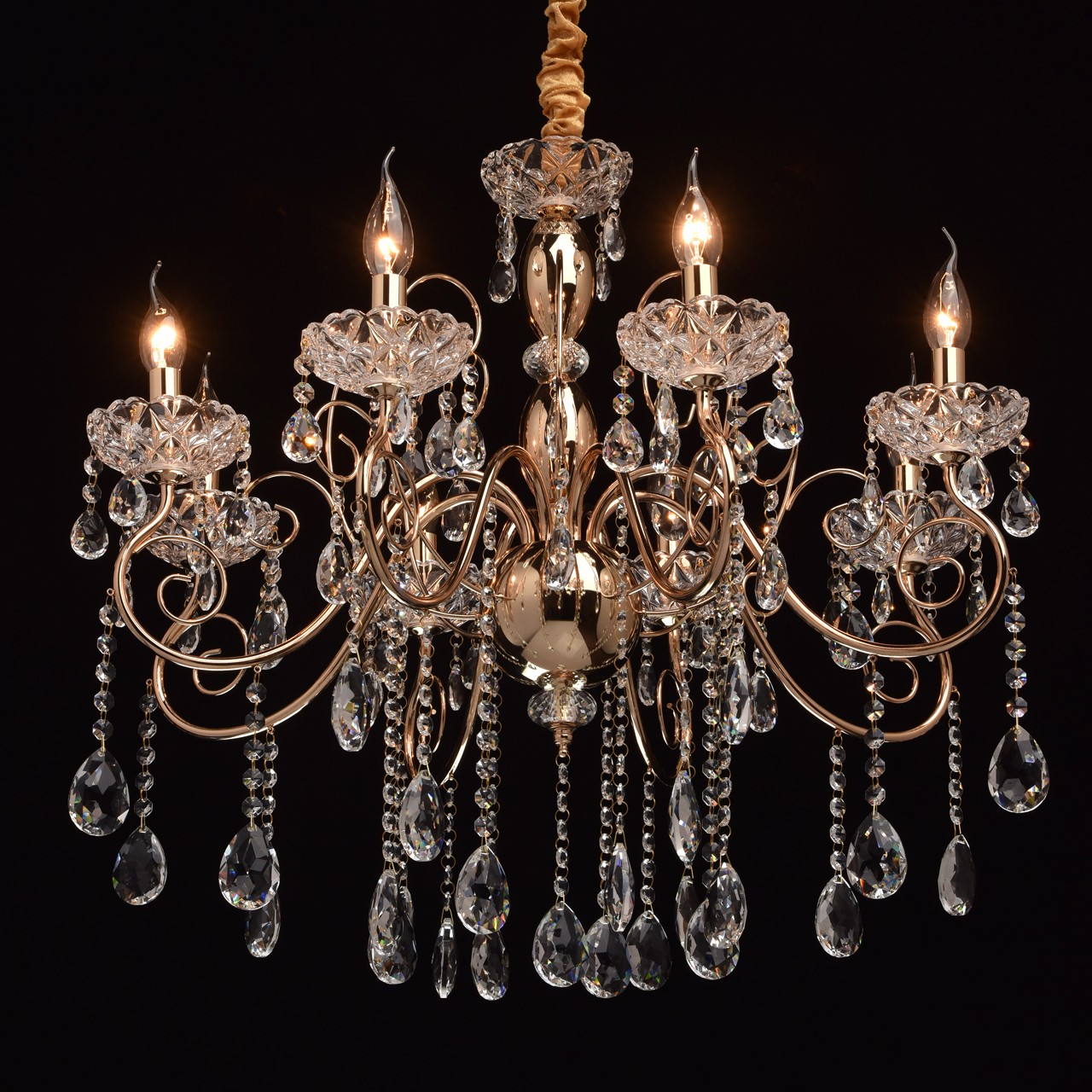 Подвесная хрустальная люстра Адель MW Light 373011308