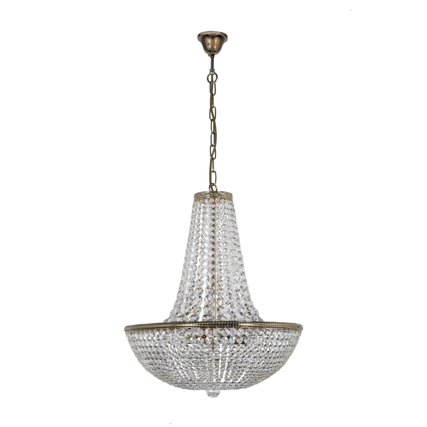 Подвесная хрустальная люстра Todi Arti Lampadari Todi E 1.5.50.100 G