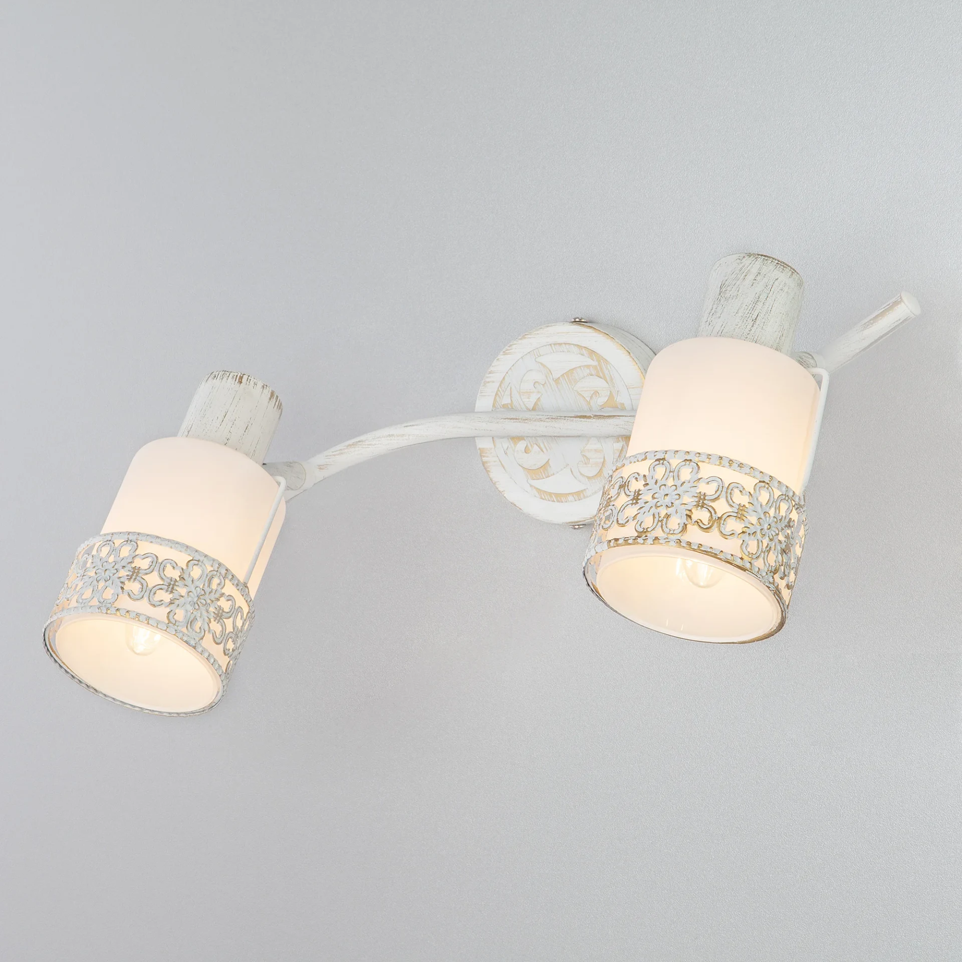 Светильник спот Eurosvet Silvia 20025/2 белый с золотом