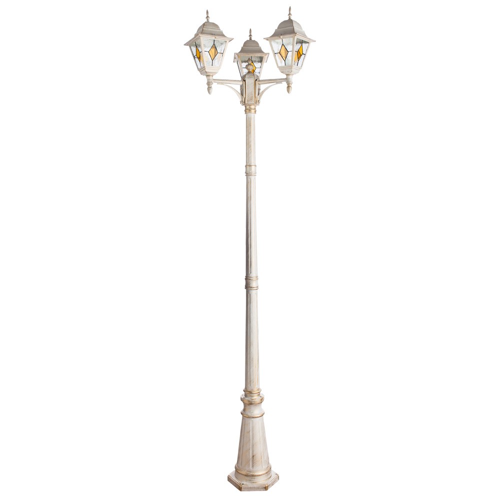 Столб фонарный уличный Arte Lamp Berlin A1017PA-3WG