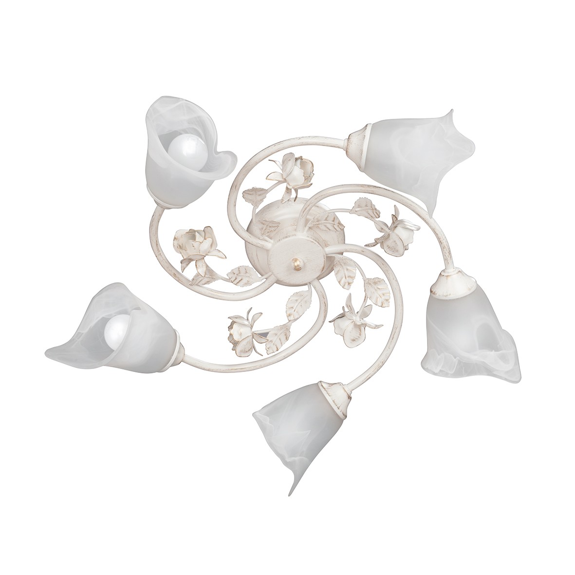 Люстра потолочная с цветочками V1274 V1274-0/5PL Vitaluce