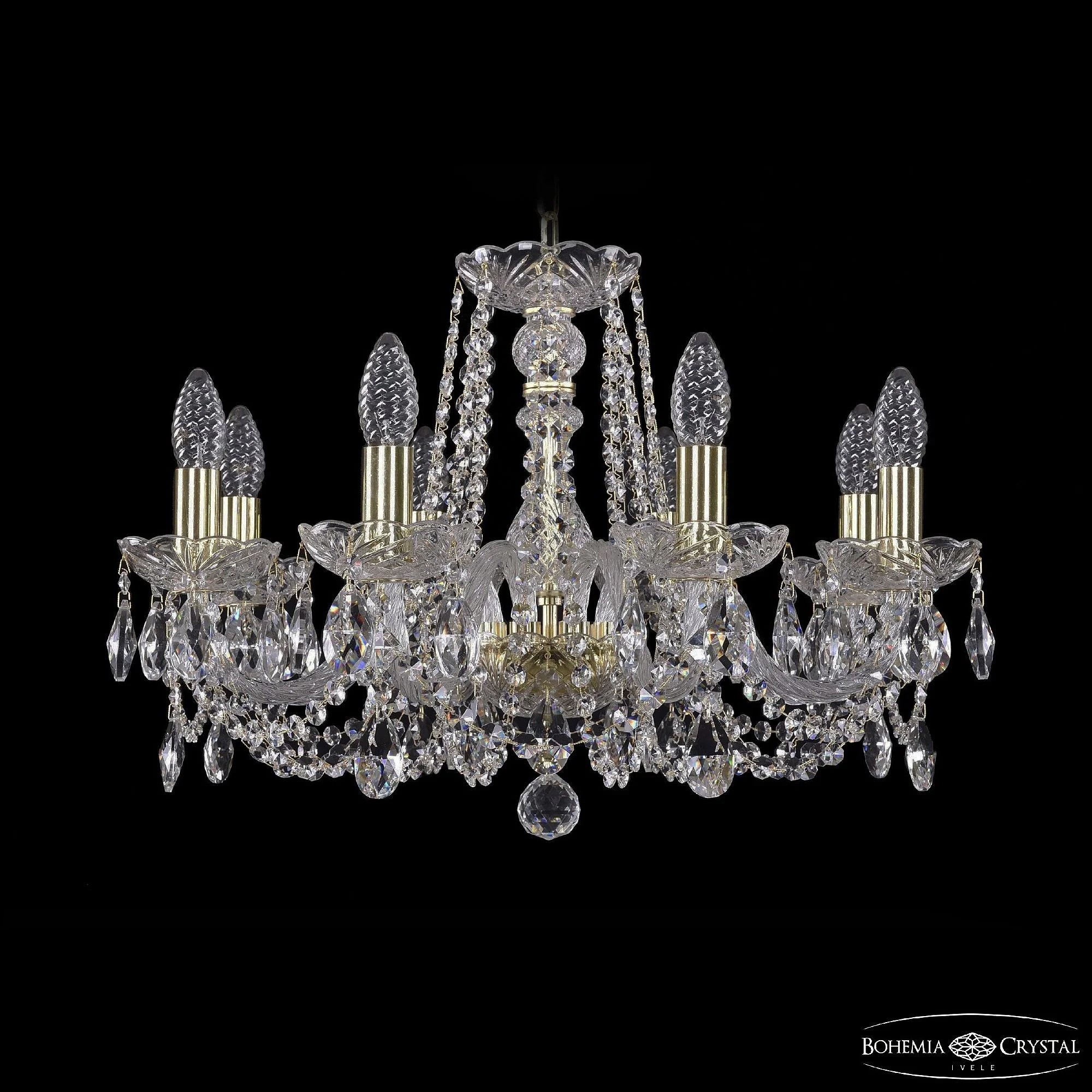 Подвесная хрустальная люстра 1402 Bohemia 1402/8/195 G