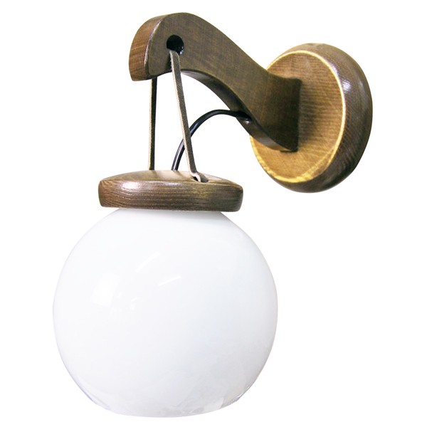 Настенное бра Zaklad Stolarski орех 45 орех (плафон N-23 - 1 шт.)