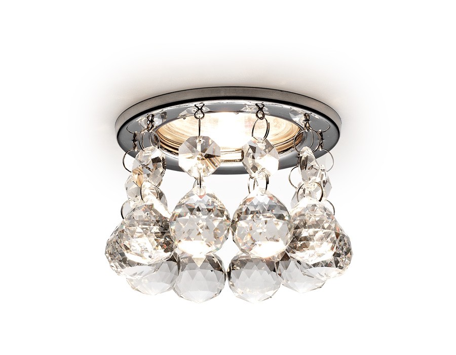 Встраиваемый светильник Ambrella Crystal K2051 CH/CL