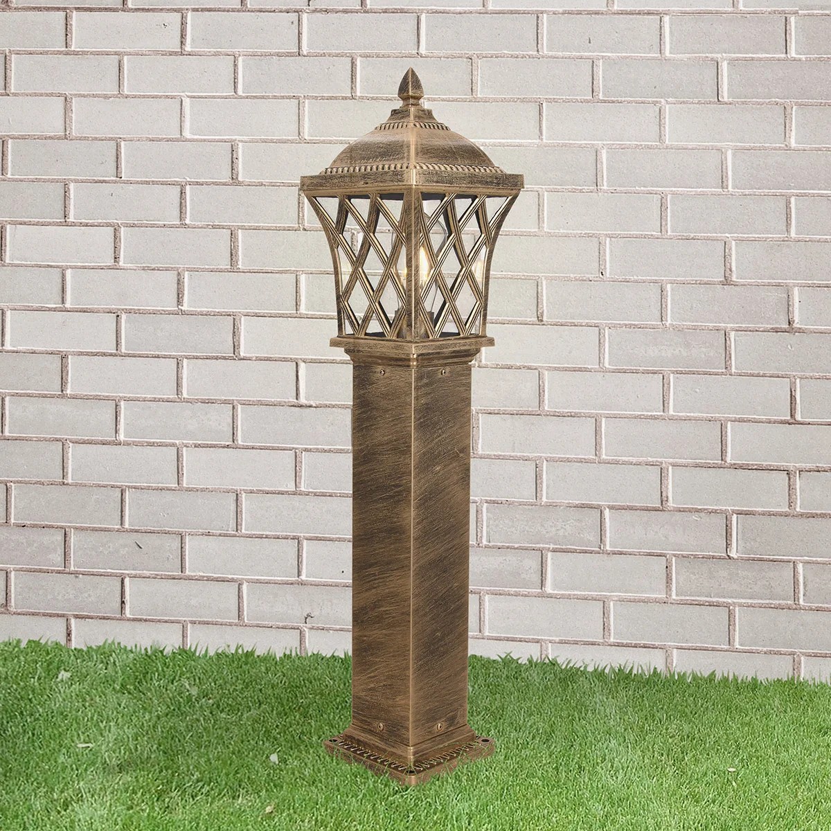 Уличный наземный светильник Elektrostandart Cassiopeya Cassiopeya F черное золото (GL 1018F)