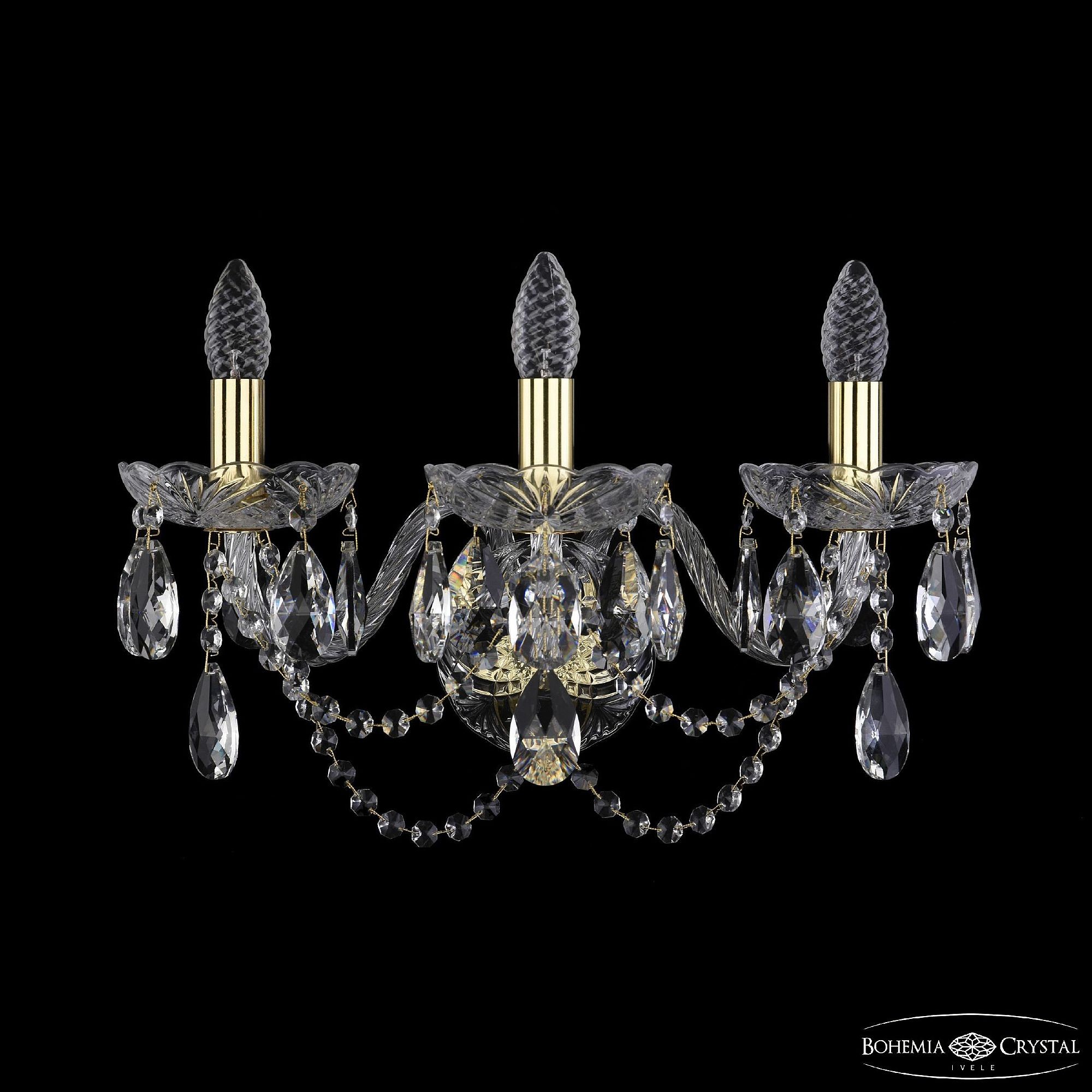 Настенное бра Bohemia 1402 1402B/3/195/XL/G