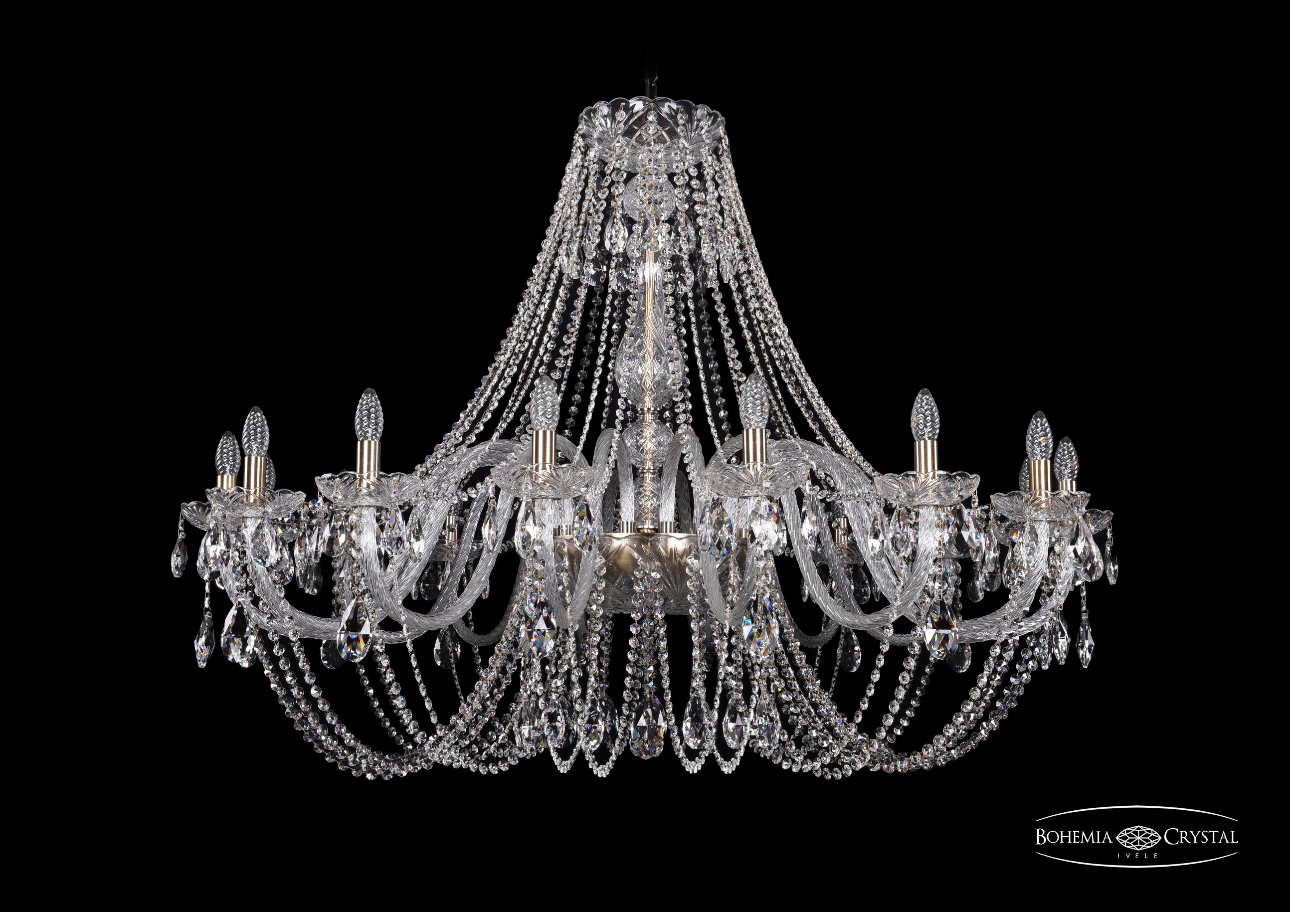 Подвесная хрустальная люстра 1406 Bohemia 1406/16/460 Pa