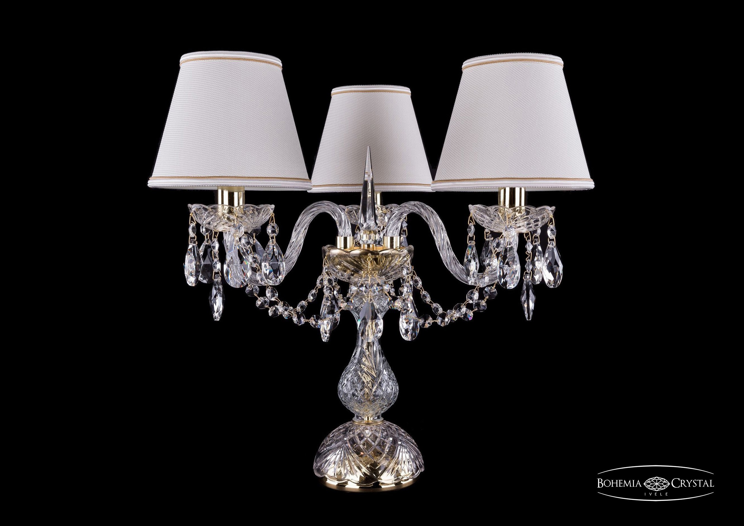 Настольная лампа Bohemia 1406 1406L/3/141-39/G/SH40a-160