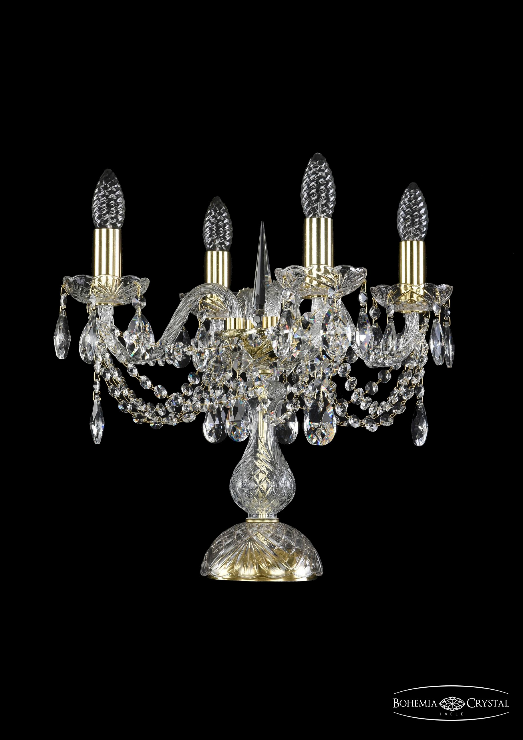 Настольная лампа Bohemia 1406 1406L/4/141-39/G