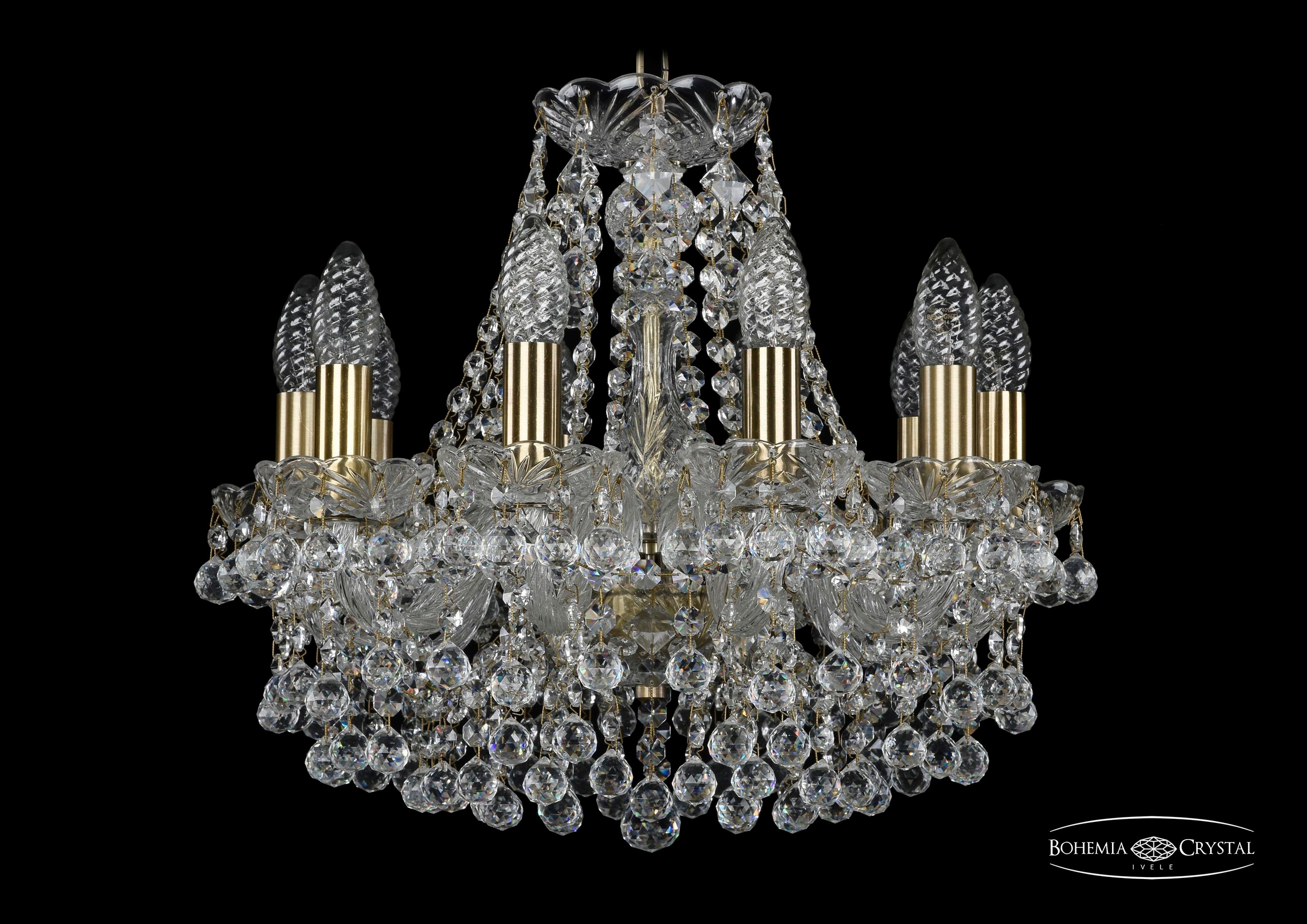 Подвесная хрустальная люстра 1409 Bohemia 1409/10/141 Pa
