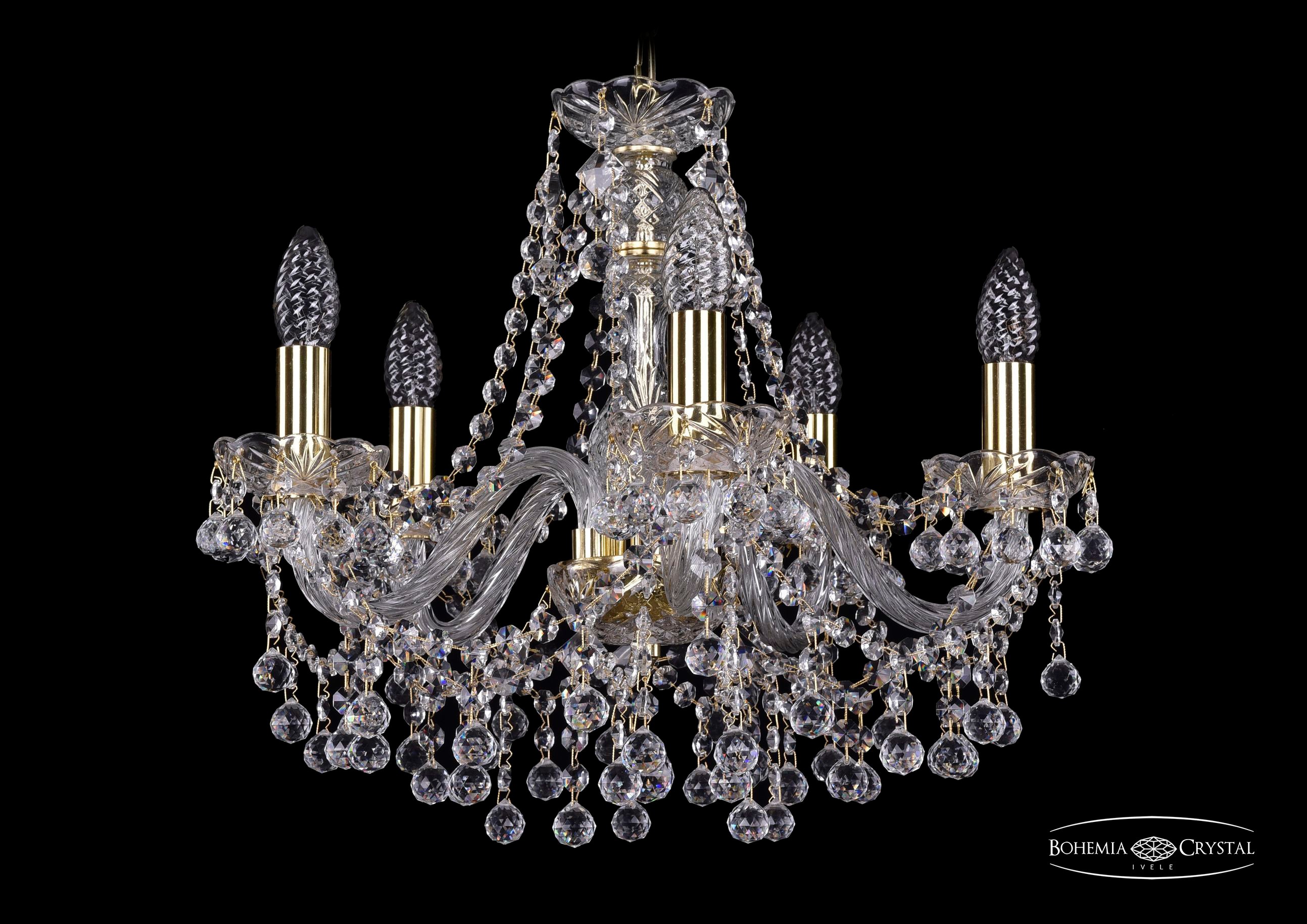 Подвесная хрустальная люстра 1409 Bohemia 1409/5/160 G