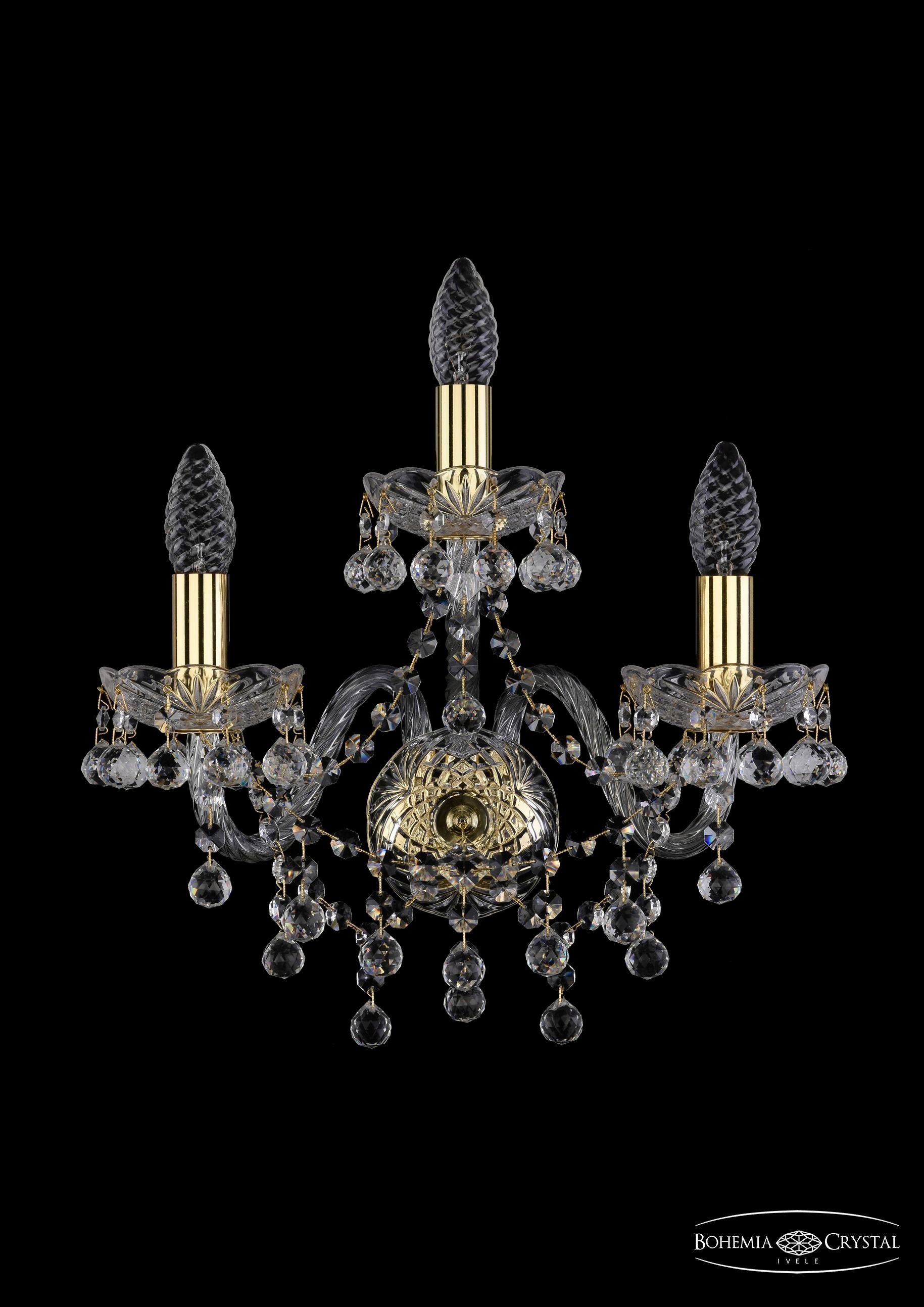 Настенное бра Bohemia 1409 1409B/2+1/160/G