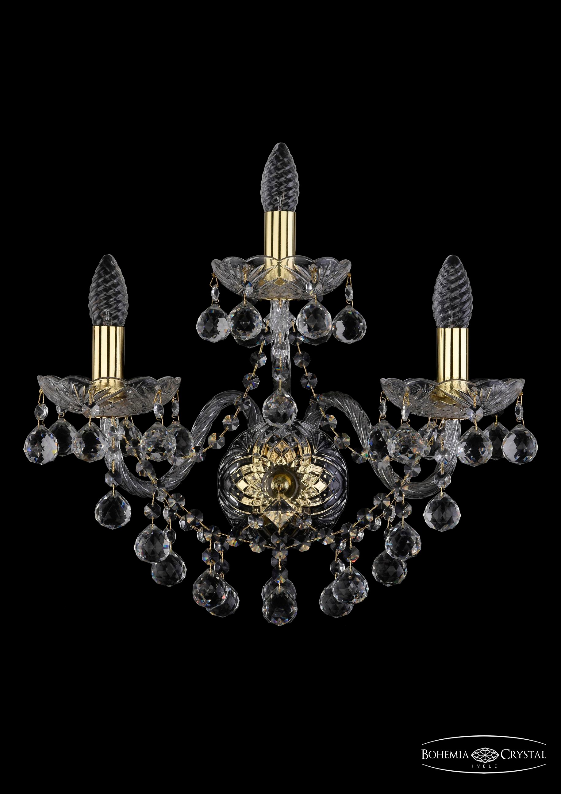 Настенное бра Bohemia 1409 1409B/2+1/195/XL/G