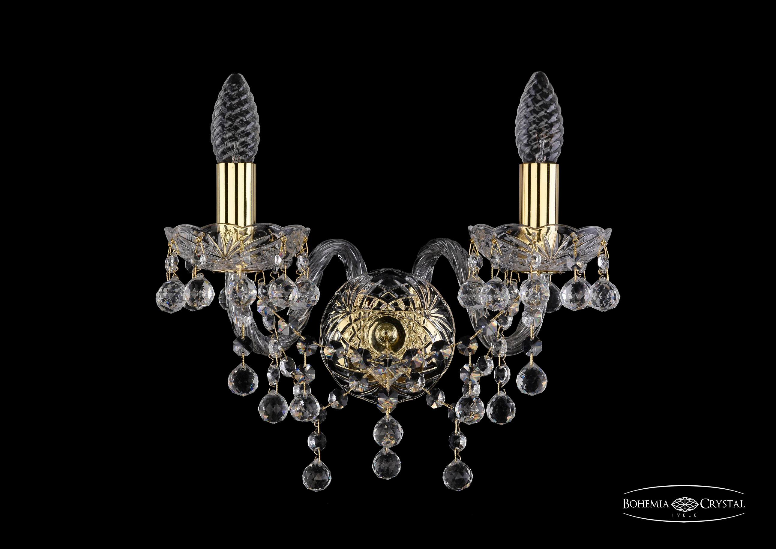 Настенное бра Bohemia 1409 1409B/2/141/G