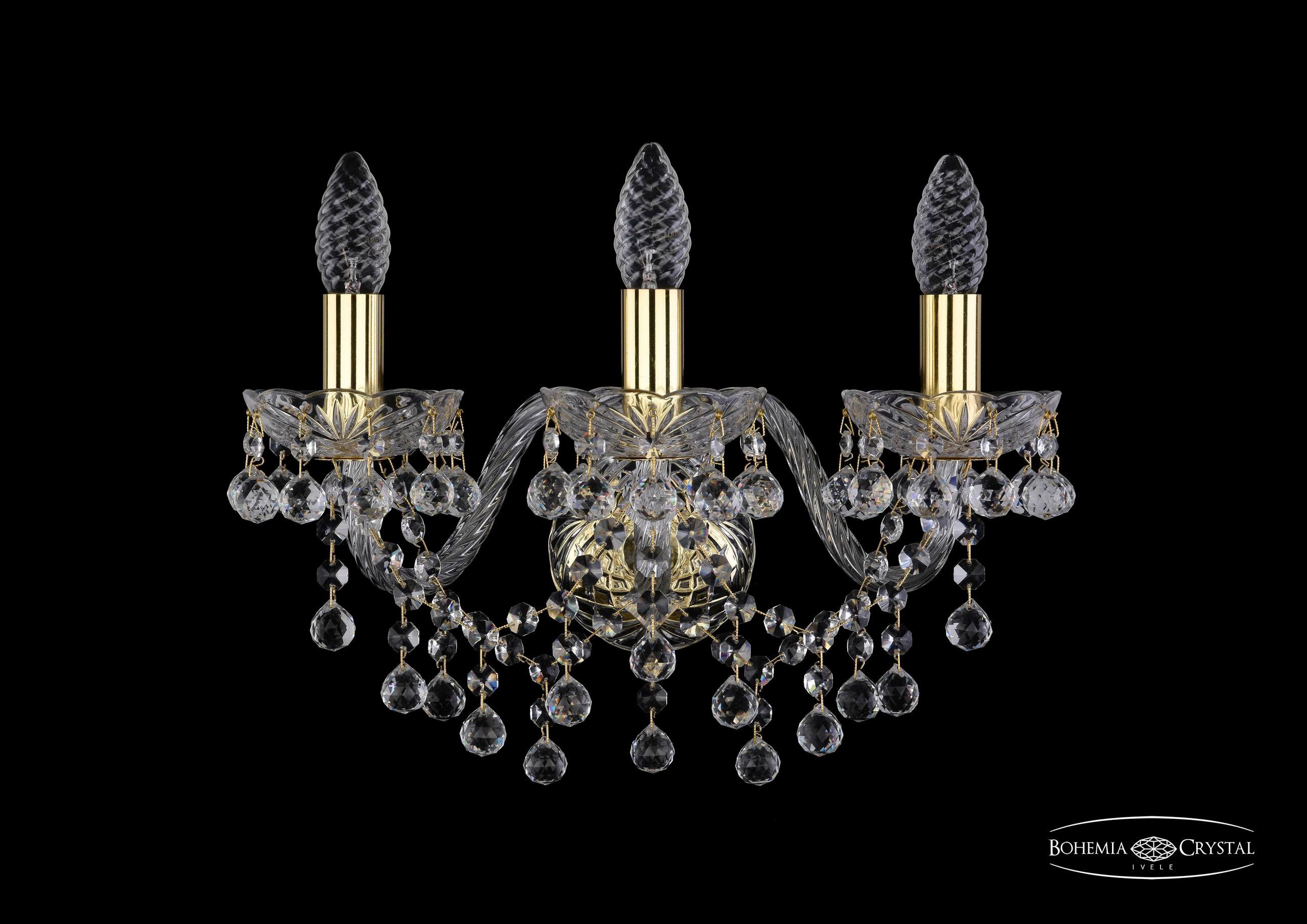 Настенное бра Bohemia 1409 1409B/3/160/G