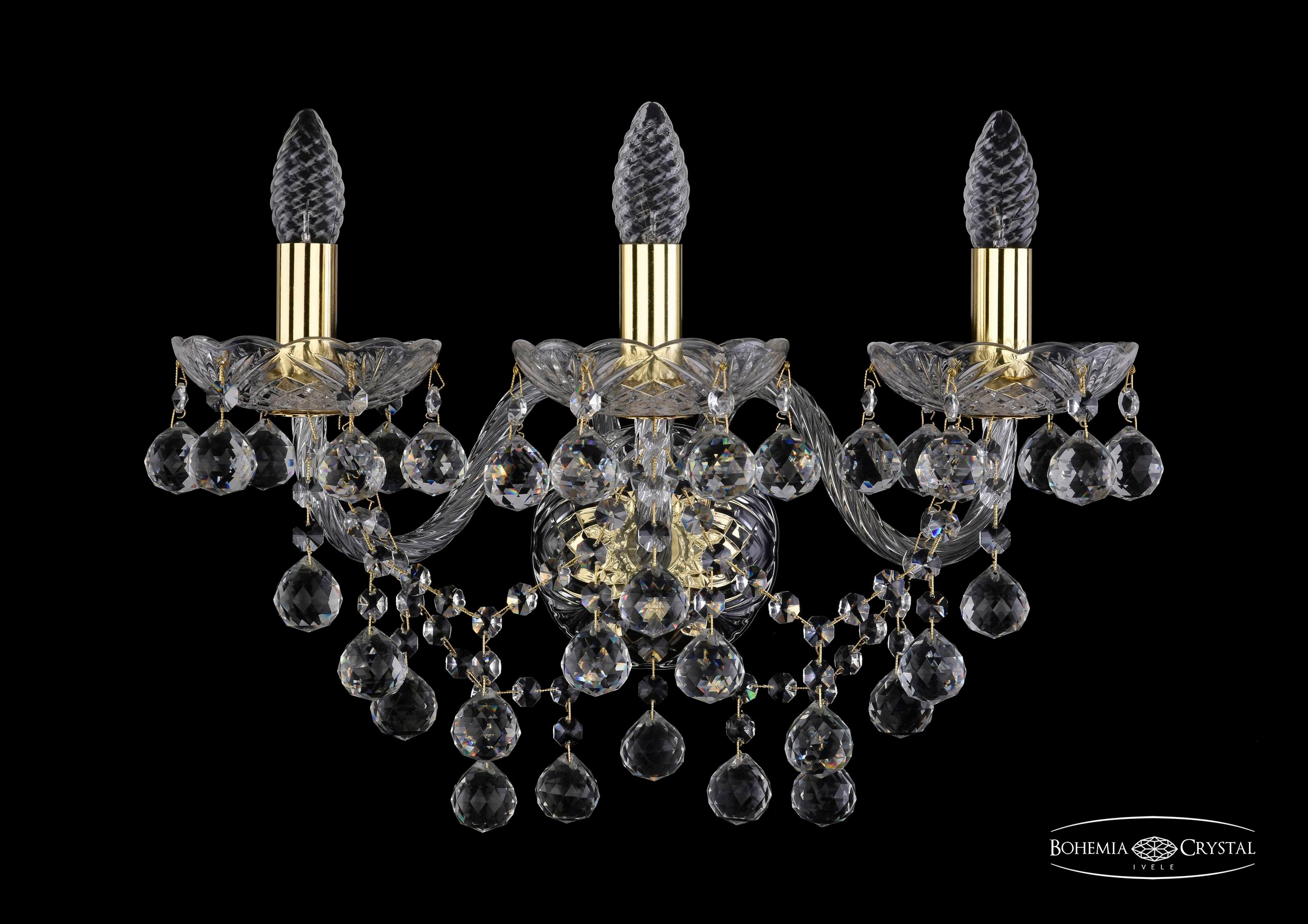 Настенное бра Bohemia 1409 1409B/3/195/XL/G