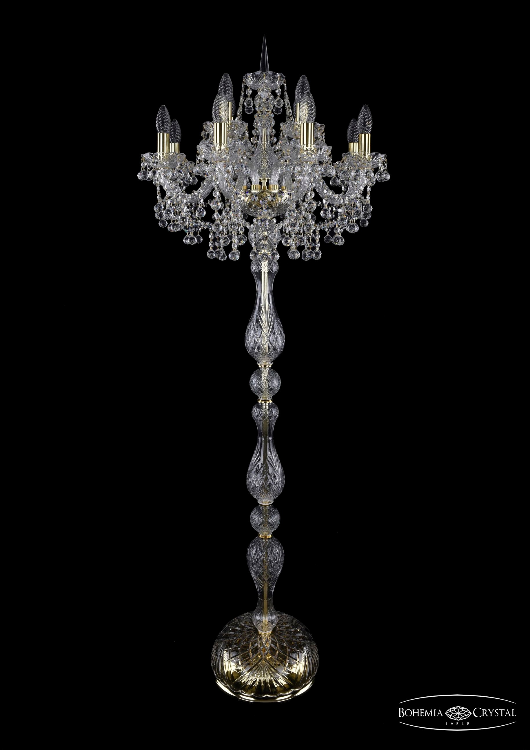 Торшер Bohemia 1409T1/8+4/195-165/G