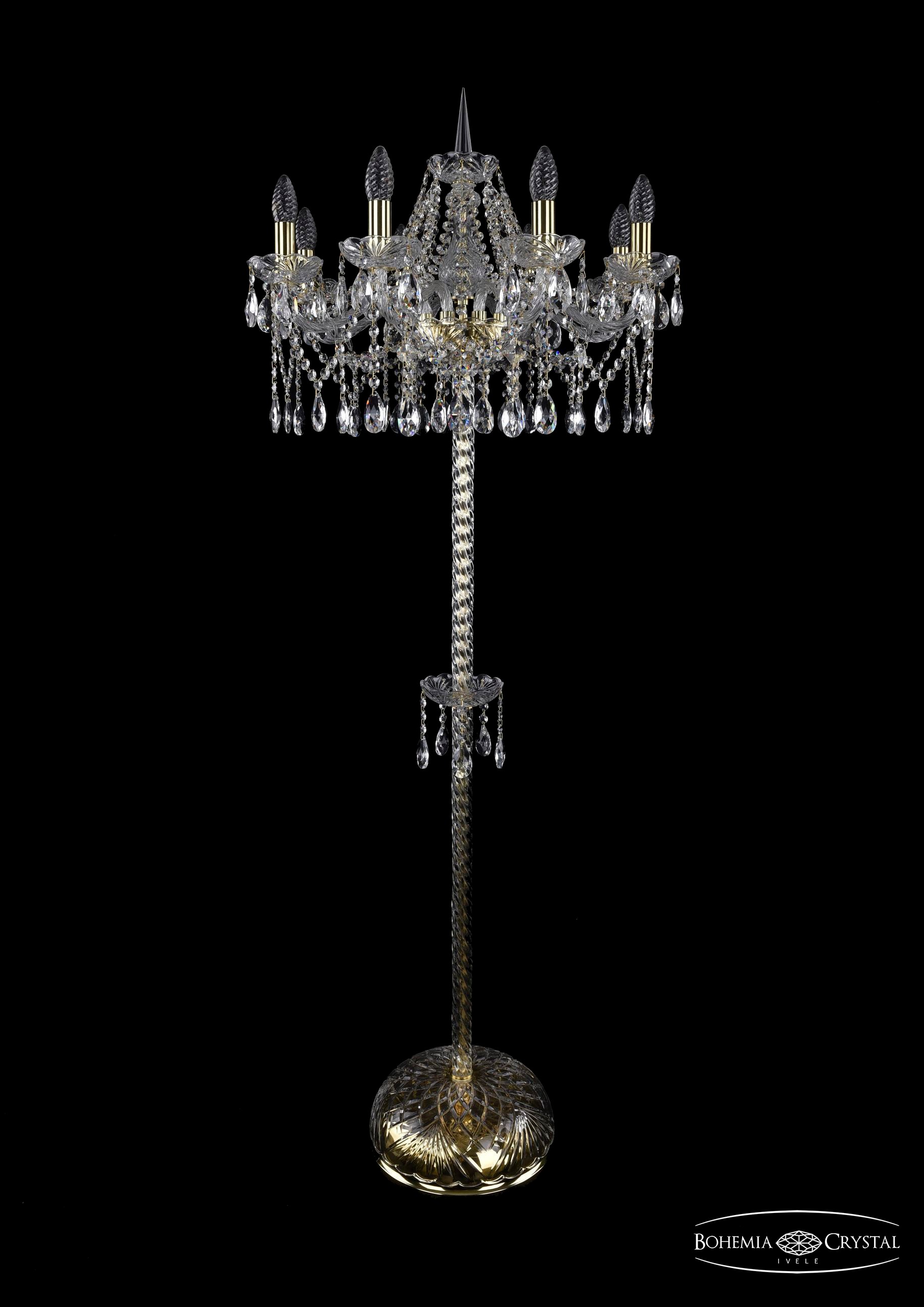 Торшер Bohemia 1413T2/8/200-160/G