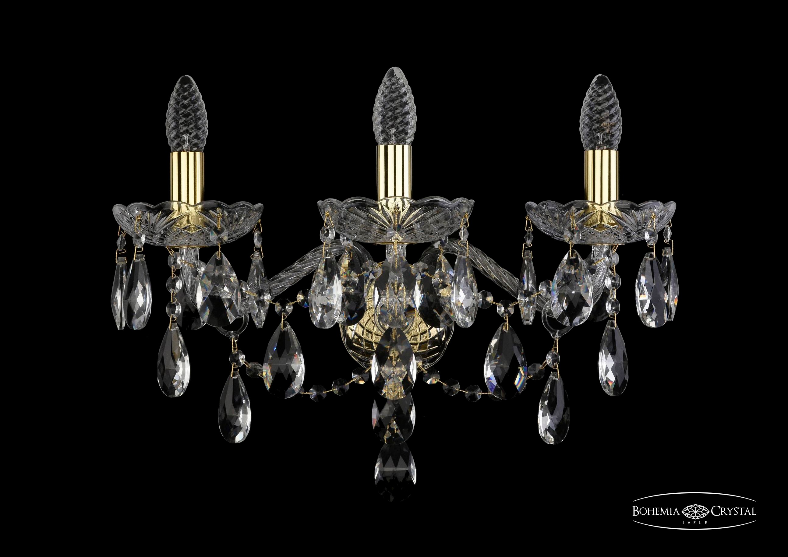 Настенное бра Bohemia 1415 1415B/3/200/XL/G