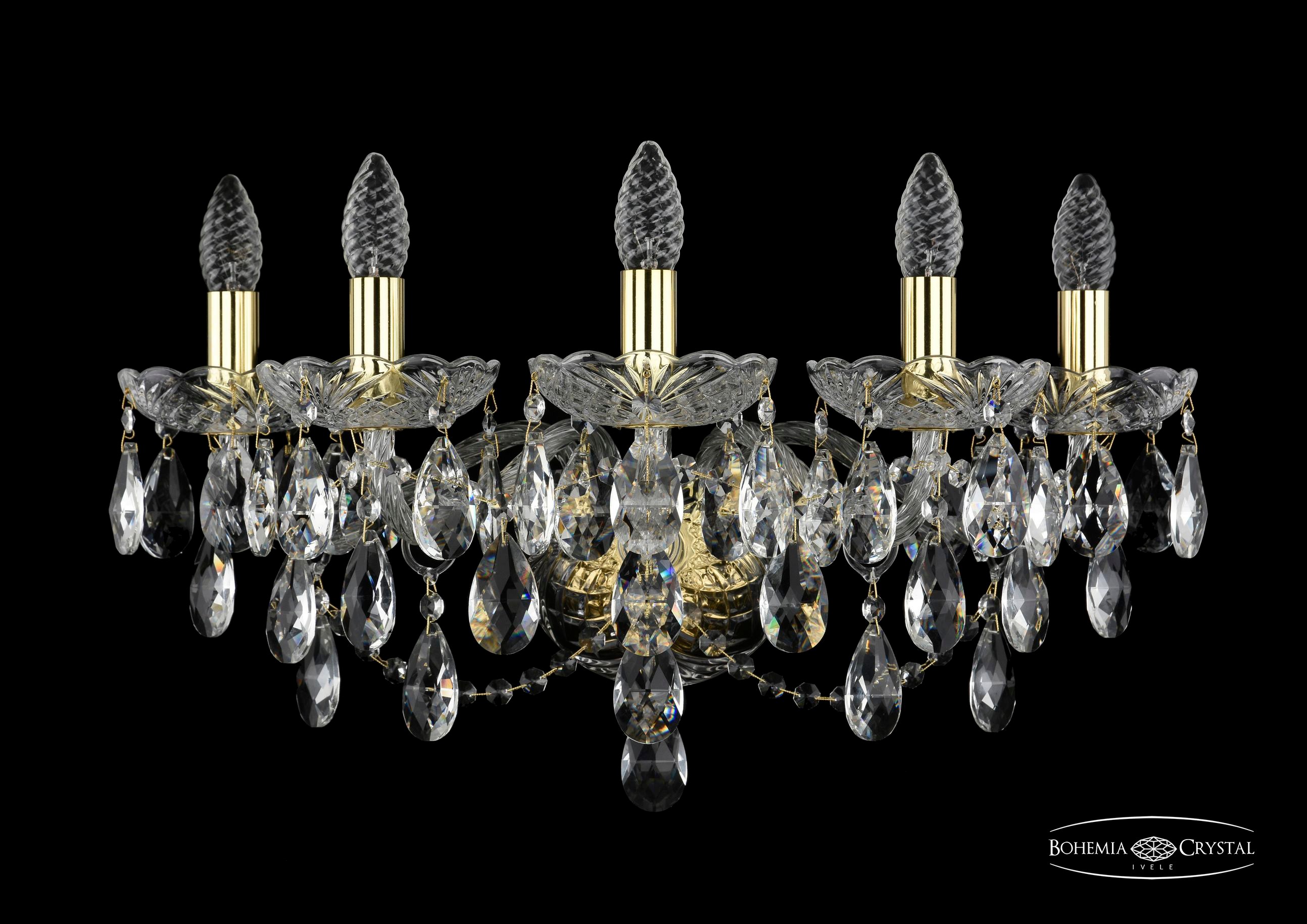 Настенное бра Bohemia 1415 1415B/5/200/XL/G