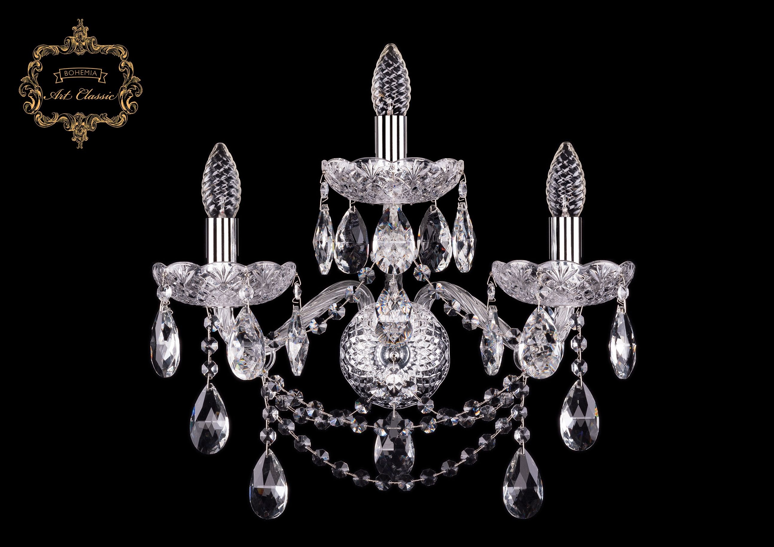 Настенное бра Art Classic 10.25.2+1.165.XL.Cr.Sp