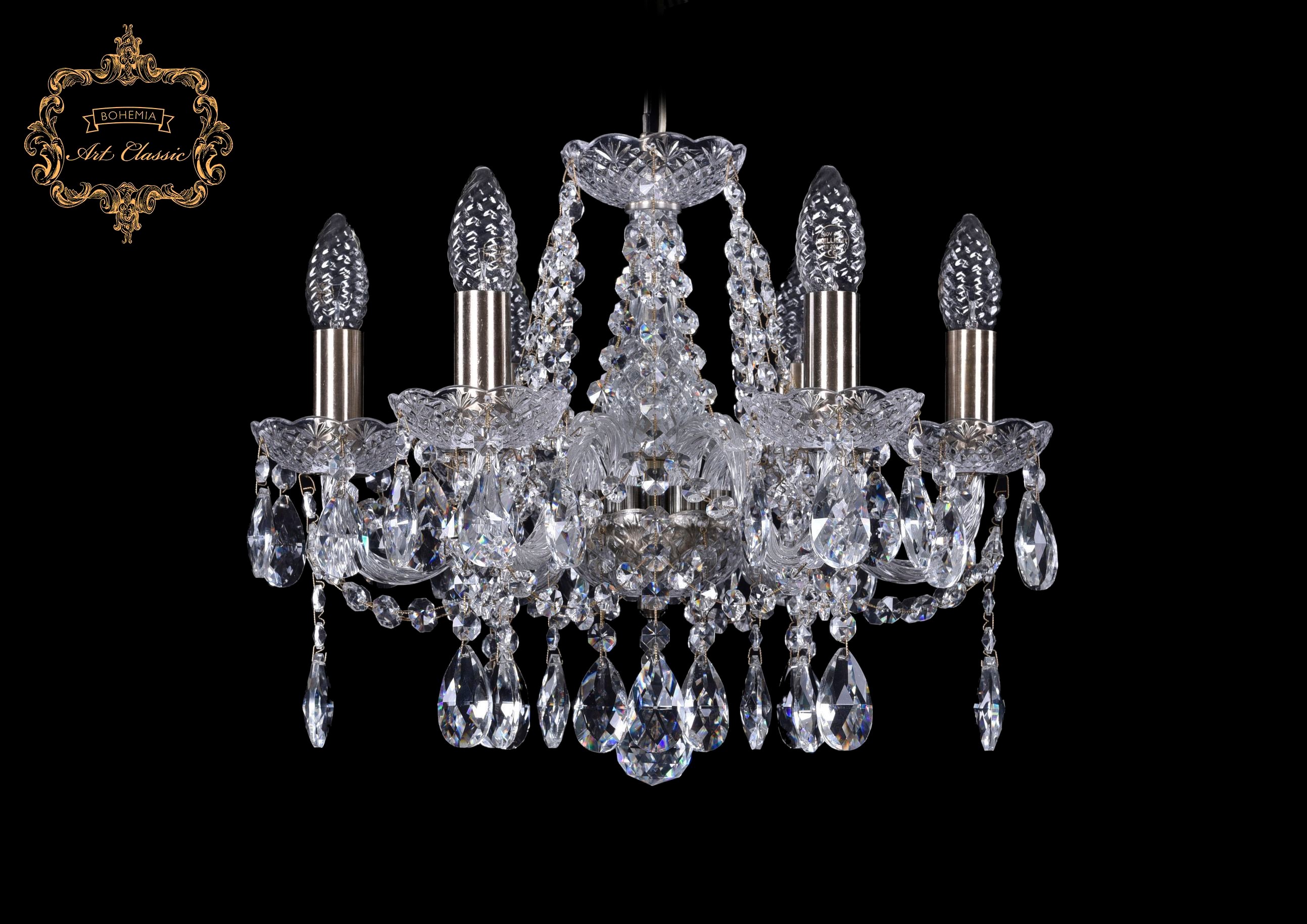 Подвесная хрустальная люстра 11.12 Art Classic 11.12.6.141.Br.Sp