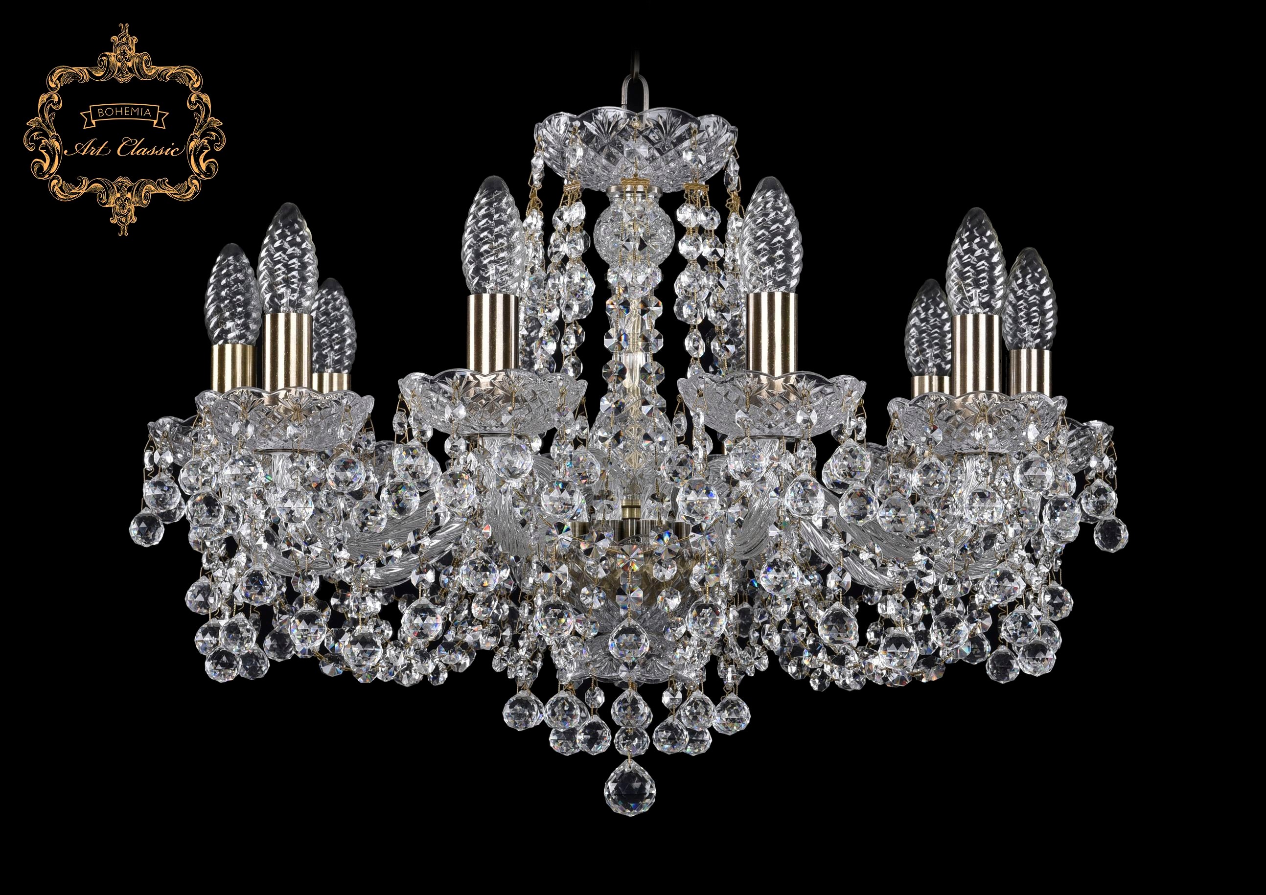 Подвесная хрустальная люстра 11.26 Art Classic 11.26.10.200.Br.B