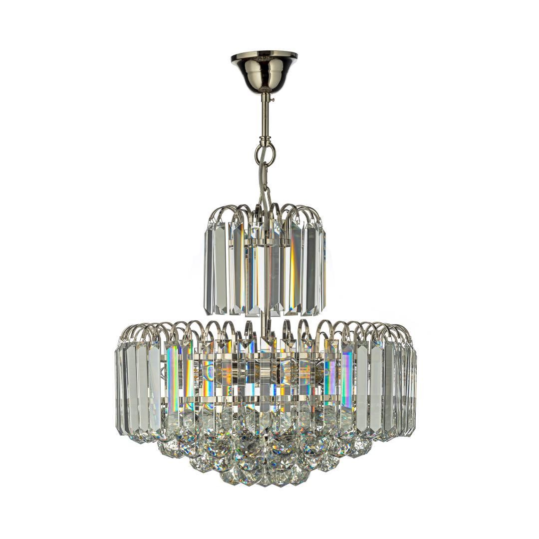 Подвесная хрустальная люстра Ovada Arti Lampadari Ovada E 1.5.40.100 N
